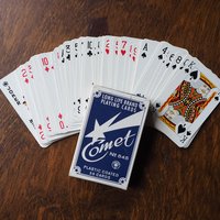 Vintage playing cards | Vintage card deck | Comet playing cards | Retro playing cards