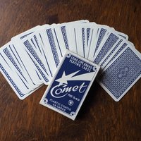 Vintage playing cards | Vintage card deck | Comet playing cards | Retro playing cards