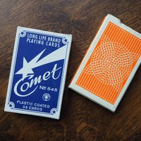 Vintage playing cards | Vintage card deck | Comet playing cards | Retro playing cards