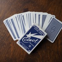 Vintage playing cards | Vintage card deck | Comet playing cards | Retro playing cards