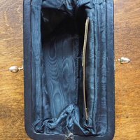 Vintage leather purse bag | Vintage leather bag | Black purse bag | Vintage leather clutch | Made in Finland | EJ Laukku