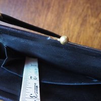 Vintage leather purse bag | Vintage leather bag | Black purse bag | Vintage leather clutch | Vintage purse