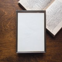 Vintage brass photo frame | Brass photo frame 12x17 cm | Brass picture frame | Vintage brass picture frame