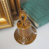 Vintage handbell | Ceramic hand bell | Ceramic table bell | Vintage table bell | Small vintage handbell