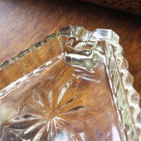 Vintage glass ashtray | Vintage ashtray | Glass ashtray | Triangle ashtray