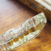 Vintage glass ashtray | Vintage ashtray | Glass ashtray | Triangle ashtray