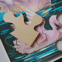 Vintage picture puzzle | Vintage goose puzzle | Retro picture puzzle | Wooden goose puzzle | Wooden picture puzzle