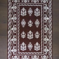 Vintage wall hanging | Large brown and white wall hanging | Scandinavian wall hanging | Vintage wall tapestry | Handmade wall tapestry