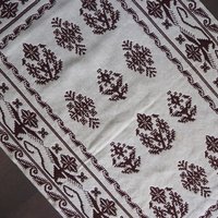 Vintage wall hanging | Large brown and white wall hanging | Scandinavian wall hanging | Vintage wall tapestry | Handmade wall tapestry