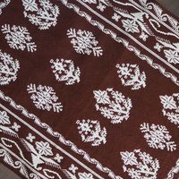 Vintage wall hanging | Large brown and white wall hanging | Scandinavian wall hanging | Vintage wall tapestry | Handmade wall tapestry