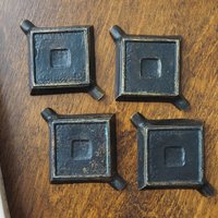 Vintage brass ashtray set | Set of four brass ashtrays | Small vintage ashtrays | Brass ashtray | Brass ashtray set
