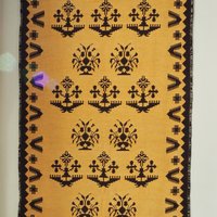 Vintage wall hanging | Brown and yellow wall hanging | Scandinavian wall hanging | Vintage wall tapestry | Handmade wall tapestry