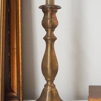 Vintage candlestick holder | Tall candlestick holder | Brass candlestick holder | Vintage home decor