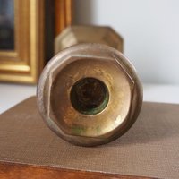 Vintage candlestick holder | Tall candlestick holder | Brass candlestick holder | Vintage home decor
