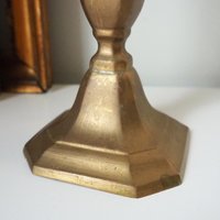 Vintage candlestick holder | Tall candlestick holder | Brass candlestick holder | Vintage home decor