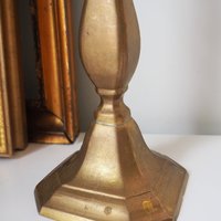Vintage candlestick holder | Tall candlestick holder | Brass candlestick holder | Vintage home decor