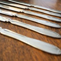 Set of six vintage knives | Nils Johan knives | Vintage stainless steel knives | Vintage knife set | Made in Sweden | Swedish knives