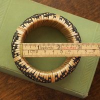 Vintage rattan bangle | Vintage rattan bangle | Chunky rattan bangle | Stacking bangle | Boho bangle bracelet