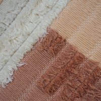 Vintage wall hanging | Long wall hanging | Vintage pink wall hanging | Scandinavian woven textile | Made in Finland