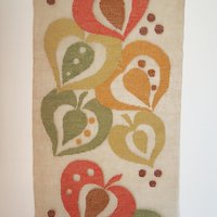 Vintage wall hanging | Linen wall hanging | Window hanging | Transparent wall hanging | Vintage window hanging | Large wall hanging