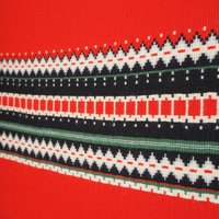 Vintage wall hanging | Large wall hanging | Scandinavian woven textile | Geometrical wall hanging | Large Scandinavian wall hanging