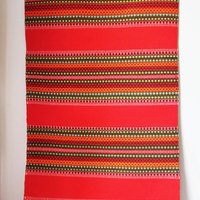 Vintage wall hanging | Large wall hanging | Scandinavian woven textile | Geometrical wall hanging | Large Scandinavian wall hanging