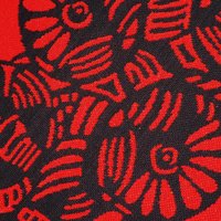 Vintage wall hanging | Red and black wall hanging | Geometric wall hanging | Scandinavian wall hanging | Handmade wall tapestry