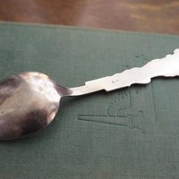 Vintage christening spoon | Vintage alpacca silver baby spoon | Christening spoon | Vintage baby spoon | Vintage Christening gifts