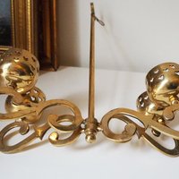Vintage hanging tealight candle holder | Vintage candelabrum | Hanging brass candelabrum | Hanging brass votive candelabrum