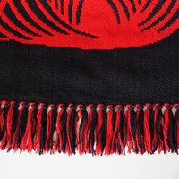 Vintage wall hanging | Red and black wall hanging | Geometric wall hanging | Scandinavian wall hanging | Handmade wall tapestry