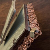 Vintage rose gold photo frames | Set of two vintage photo frames | Rose gold photo frames | Vintage copper tone picture frames