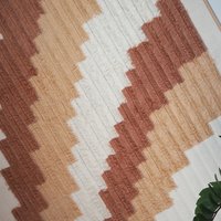 Vintage wall hanging | Large wall hanging | Vintage pink wall hanging | Scandinavian woven textile | Made in Finland