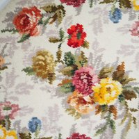 Vintage wall hanging | Floral wall rug | Vintage floral rug | Floral wall hanging | Retro wall hanging | Vintage rug
