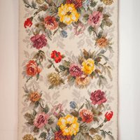 Vintage wall hanging | Floral wall rug | Vintage floral rug | Floral wall hanging | Retro wall hanging | Vintage rug