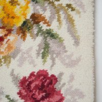 Vintage wall hanging | Floral wall rug | Vintage floral rug | Floral wall hanging | Retro wall hanging | Vintage rug