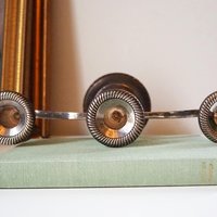 Vintage three arm candelabra | Silver plated candelabrum | Three arm candlestick holder | Vintage candelabrum