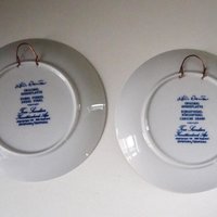 Vintage Tove Svendsen plates | Vintage poodle wall plates | Original Hundeplatte | Vintage decorative dog plates | Made in Denmark