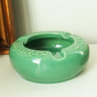 Vintage ceramic ashtray | Vintage Lucas Bols ashtray | Vintage Dutch ashtray | Vintage turquoise ashtray | Made in Holland