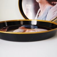 Vintage Coca Cola tin trays | Pagani Lecco Italy | Set of two vintage Coca Cola trays | Round Coca Cola trays | Coca Cola trays