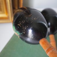 Vintage maracas | Vintage hand-painted maracas | Wooden maracas | Spanish maracas | Set of two vintage maracas | Vintage maracas from Spain