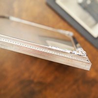 Vintage photo frame 18x24 cm | Vintage Jyden photo frame | Silver plated picture frame | Vintage silver picture frame