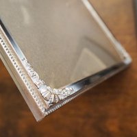 Vintage photo frame 18x24 cm | Vintage Jyden photo frame | Silver plated picture frame | Vintage silver picture frame