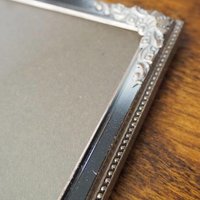 Vintage photo frame 18x24 cm | Vintage Jyden photo frame | Silver plated picture frame | Vintage silver picture frame