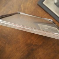 Vintage photo frame 18x24 cm | Vintage Jyden photo frame | Silver plated picture frame | Vintage silver picture frame