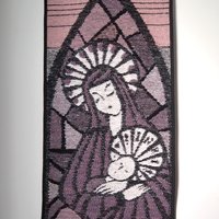 Vintage wall hanging | Religious wall hanging | Vintage religious wall hanging | Scandinavian woven textile | Made in Finland