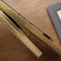 Vintage photo frames | Set of two vintage photo frames | Brass picture frames | Mismatched vintage frames | Made in Denmark