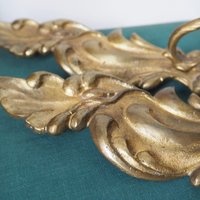 Pair of vintage candle sconces | Vintage wall sconces | Vintage candle sconces | Wall candle sconce pair