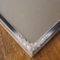 Vintage photo frame 18x24 cm | Vintage Jyden photo frame | Silver plated picture frame | Vintage silver picture frame