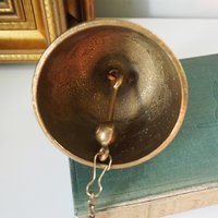 Vintage brass hanging bell | Brass hanging bell | Brass dinner bell | Vintage hanging bell | Vintage brass bell