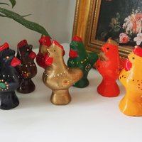 Vintage bird whistle set | Ceramic bird whistles | Retro bird whistles | Colourful bird whistles | Made in Finland | Finnish bird whistles